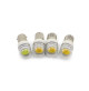 Boat Led Bulb, 1.2 watts - Indicator Led - 10-30 volts - E10- White - D12*32mm - COB-CL-E10-W  - AZLED